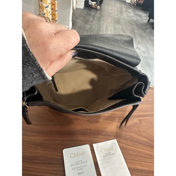 Chloe Faye Suede and Leather Backpack - Picture 3 of 16